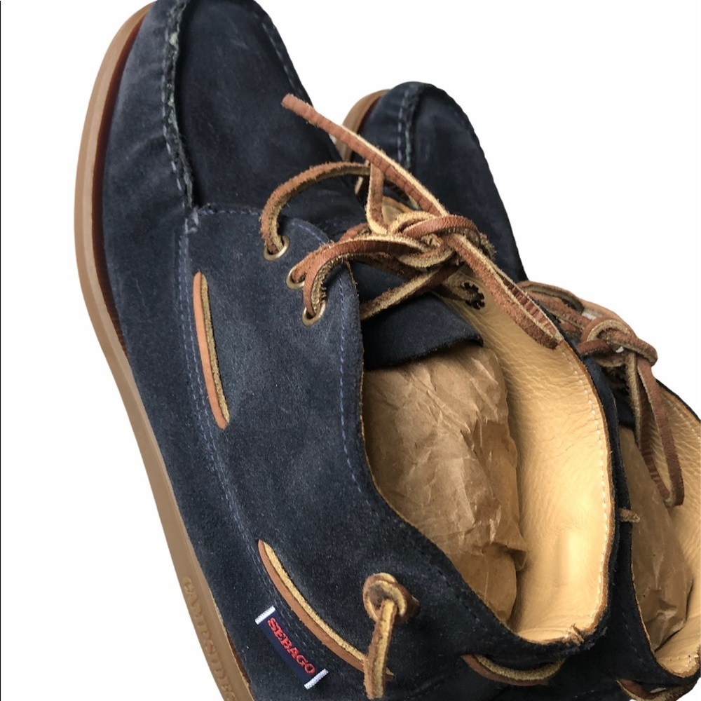 Sebago campsides mid chukka leather men boots - Picture 4 of 9